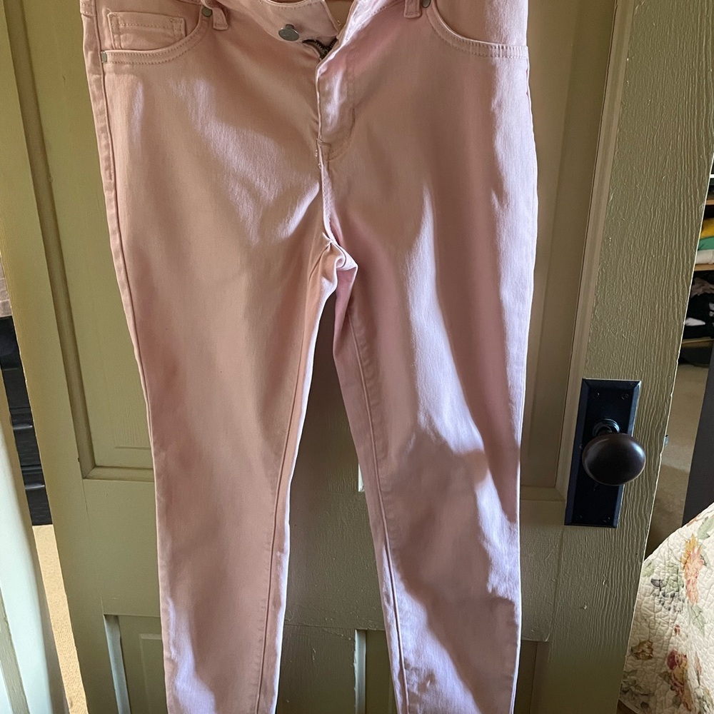 d. jeans Women's Light Pink Skinny Jeans